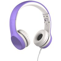 New! LilGadgets Connect+ Style Kids Premium Volume Limited Wired Headphones with SharePort (Children, Toddlers) - Purple