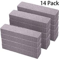 Pumice Sticks Pumice Scouring Pad for Cleaning, Grey Pumice Stick Cleaner for Removing Toilet Bowl Ring, Bath, Household, Kitchen, Spa, Pool, Household Cleaning, 5.9 x 1.4 x 0.9 Inch (14 Packs)