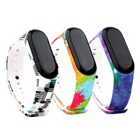 Tkasing mi Band 4 Strap,Band for Xiaomi 3/Xiaomi 4 Smartwatch Wristbands Replacement Accessories Straps Bracelets for Mi Band 4 Strap (Not for Mi1/2)