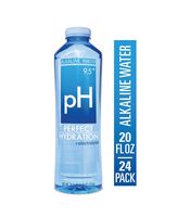 Perfect Hydration Alkaline Electrolyte Enhanced Water, 9.5+ pH | Ultra Purified Ionically Charged Minerals Added Drinking Water | No Added Sodium, Chlorine, Fluorine, 20 Fl. Oz (Pack of 24)