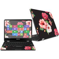 Mightyskins Skin Compatible with Samsung Chromebook Pro 12.3" - Hibiscus | Protective, Durable, and Unique Vinyl Decal Wrap Cover | Easy to Apply, Remove, and Change Styles | Made in The USA