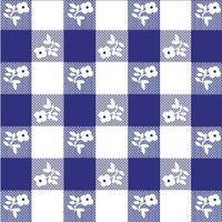 Blue Gingham Luncheon Napkin