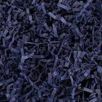 Crinkle Cut Paper Shred Filler (1 LB) for Gift Wrapping & Basket Filling - Navy Blue | MagicWater Supply