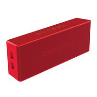 Creative MUVO 2 Portable Water-resistant Bluetooth Speaker with Built-in MP3 Player (Red)