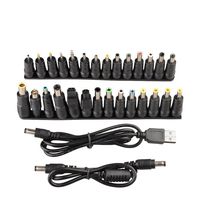 Sisthirth 28 PCS Laptop DC Power Adapter Tips Universal 5.5x2.1mm Connector Power Supply Input Jack Plug for Lenovo Thinkpad, dell, Sony, Toshiba, ASUS, HP (28+2)