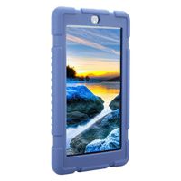 Voberry for All-New Fire 7 Tablet Case (9th Gen, 2019 Release), Heavy Duty Shockproof Kids Friendly Silicone Protective Case Cover, Corner Protection