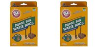 Arm & Hammer Swivel Bin Waste Bags, 20 Count, 2 Pack