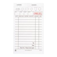 Royal White Order Pads, Carbonless 2 Part Booked with 13 Lines, Package of 10 Books