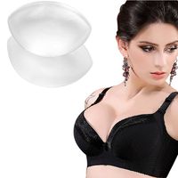 JINL The Killer Cleavage Creator - Boost UP to 2.5 Cups Sizes in an Instant. Silicone Breast Enhancers ("Chicken Fillets") - Suitable for A, B and C Cups - 270g Pair (White)