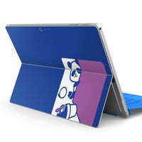 igsticker Ultra Thin Premium Protective Back Stickers Skins Universal Tablet Decal Cover for Microsoft Surface Pro 4/ Pro 2017/ Pro 6(2018) 003464 Animal　Illustration　Character