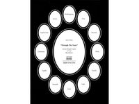 PA Framing, Specialty Double Mat, 12 x 16 inches - White Core and Black Inner