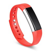 Sunfei For Fitbit ACE, Kids Soft PU Sports Replacement Band for Fitbit Ace Ultrathin Wristbands for Children (❤️ Long-170-206mm❤️, Red)