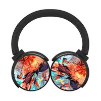 My Hero Acade-mia Todoroki Shouto Wireless Headphones Bluetooth Over Ear Headphones Noise-canceling Earphone