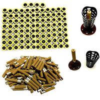 100PCS Moxibustion Sticks, 45:1 Stick on Pure Moxa with Updated Candle Base, Five Years Mugwort Mini Moxa Stick for Chinese Traditional AiJiu Acupoint Body Acupuncture (7mm Diameter 40mm Legnth)
