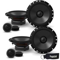 Alpine S-S65C 6.5" Speaker Bundle - Two Pairs of 6.5" S-Series S-S65C 2-Way Component Speakers