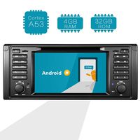 Amaseaudio Upgrade Android 8.0 4 RAM Double Din 7 inch TFT LCD Car DVD Stereo Radio Player for BMW 5 Series E39 E38 M5 X5 Vehicle GPS Navigation System (Android 8.0)