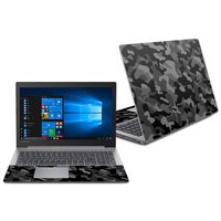 MightySkins Skin Compatible with Lenovo Ideapad 330 15" (2018) - Black Camo | Protective, Durable, and Unique Vinyl Decal wrap Cover | Easy to Apply, Remove, and Change Styles | Made in The USA