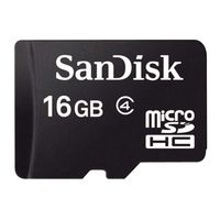 Sandisk SDSDQM-016G - B35A 16GB MicroSDHC Memory Card, Class 4 (RETAIL PACKAGE)