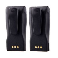ELEOPTION Replacement Battery for Motorola Radio CP150 CP200 PR400 EP450 as NNTN4496 NNTN4497 Rechargeable, 2 Pack