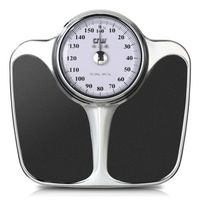 CAD CAD Stainless Steel 350BL Large dial Simulation Precision Mechanical Bathroom Scale Home Office Pressure Resistant Durable Easy to Clean