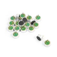 uxcell 19Pcs -52dB Stereo 6027 Full-Directional Electret Condenser Microphone