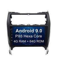 SYGAV Car Radio for 2012-2014 Toyota Camry Android 9.0 Hexa Core Stereo with GPS Navigation 10.2 Inch Touch Screen Head Unit