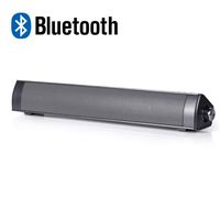 TV Sound Bar,VICOODA Portable Mini Soundbar for TV, Stereo Bluetooth Wireless Speaker USB Powered, Surround SoundBar TV/Cellphone/Tablet 2.0 Chanel, 16 inch, 10W,Black