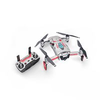 Red Valkyrie 51 Piece Decal Kit for DJI Mavic Air Drone - Includes Drone Skin, Controller Skin and 3 Battery Skin