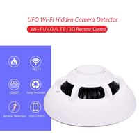 Wi-Fi Hidden Camera Detector 1080P Full HD Spy Camera Motion Detection Activated Real-time Video Remotely Viewing Wireless Nanny Security Camera White