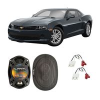 Compatible with Chevy Camaro 2010-2015 Rear Deck Factory Replacement Harmony HA-R69 Speakers