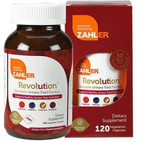 Zahlers UTI Revolution, Urinary Tract and Bladder Health, Cranberry Concentrate Pills Fortified with D-Mannose and Probiotics, Certified Kosher,120 Capsules