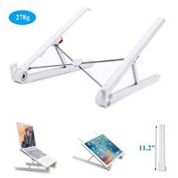 Portable Laptop Stand Foldable Adjustable Laptop Stand Portable for Mac PC Tablet 11"-15.6" (Sturdy Aluminum Alloy+Nylon)