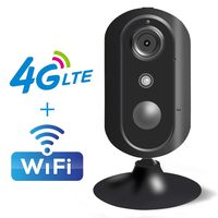 4G LTE Home Camera, JIMI JH007 Wireless WiFi IP Camera Mobile Security Indoor Surveillance Security System Camera with Live Video, Night Vision,Two Way Audio,Motion Alert for Baby,Pet,Nanny Monitoring