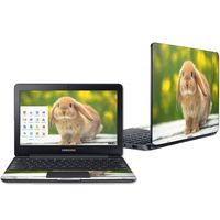 Mightyskins Skin Compatible with Samsung Chromebook 3 11.6" - Rabbit | Protective, Durable, and Unique Vinyl Decal Wrap Cover | Easy to Apply, Remove, and Change Styles | Made in The USA