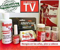 Hongosan Kit Completo Hair Skin and Nails Fungus , Athlete´s Foot, Caspa, Dandruff, Scalp, Toenail Nail Fungus Hongosan Miracle Brush & Hongosan Magic Drop El Hongosan Original El Unico Que Usted Ve En La Tv Hongoman De Hongosan Corp