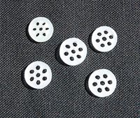 5 Pack Aura Honeycomb Frosted Clear Glass Screens 7-9mm Diameter - Made in USA