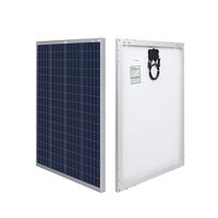 HQST 100 Watt 12 Volt Polycrystalline Solar Panel with Solar Connectors High Efficiency Module PV Power for Battery Charging Boat, Caravan, RV and Any Other Off Grid Applications