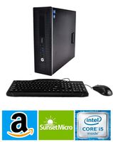 HP ELITEDESK 800 G1 SFF Slim Business Desktop Computer, Intel I54570 3.20 GHz, 8GB RAM, 500GB HDD, DVD, USB 3.0, Windows 10 Pro 64 Bit (Renewed)