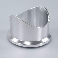 Aluminum Weld On Flange adaptor Pipe for Tial Q50 50mm BOV Blow Off Valve V Band