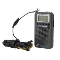 Festnight HanRongDa HRD-737 Portable Full Band Radio Aircraft Band Receiver FM/AM/SW/CB/Air/VHF World Band with LCD Display Alarm Clock