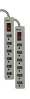 Woods 041457 6-Outlet Surge Protector Power Strip, 2.5-Foot, 200 Joules of Protection, 2-Pack