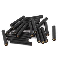 uxcell 25PCS M3 Brass Insert Thread 8x50mm Insulated Standoff Terminals