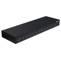13 Port USB 3.1 Gen I Hub (5Gbps) - 19 Inch 1U Rack Mount