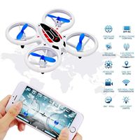 Mini Drone with 0.3MP HD WiFi FPV Camera for Kids and Beginners, UFO Flying Remote Control Toys,RC Nano Quadcopter with Altitude Hold,Headless Mode, 3D Flips, LED UAV Lights, Easy Fly for Training