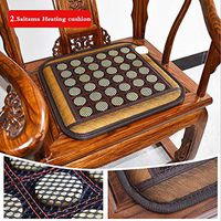 BNBXP Electric Infrared Warming Tourmaline Jade Rug Relief Pain Heating Heated Square Massage Car Seat Cushion Pad Heater Mat Seat 45 45 cm,1