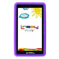 LINSAY New F7XHDKIDSPURPLE Quad Core with Purple Defender Case Dual Cam 8 GB Android 4.4 Kit Kat
