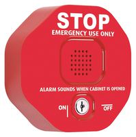 Sti Exit Door Alarm, 12/24VDC Power Source Unfinished STI-6453AED - 1 Each