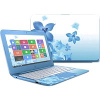 Mightyskins Skin Compatible with Hp Stream 11" (2017) Wrap Cover Sticker Skins Blue Flowers