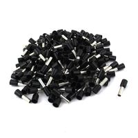uxcell AWG12 Wire Crimp Connector Insulated Ferrule Terminal with 200 Piece, Black