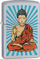 Zippo Personalized Message Engraved on Backside Customized Buddha Windproof Lighter (Buddha1)